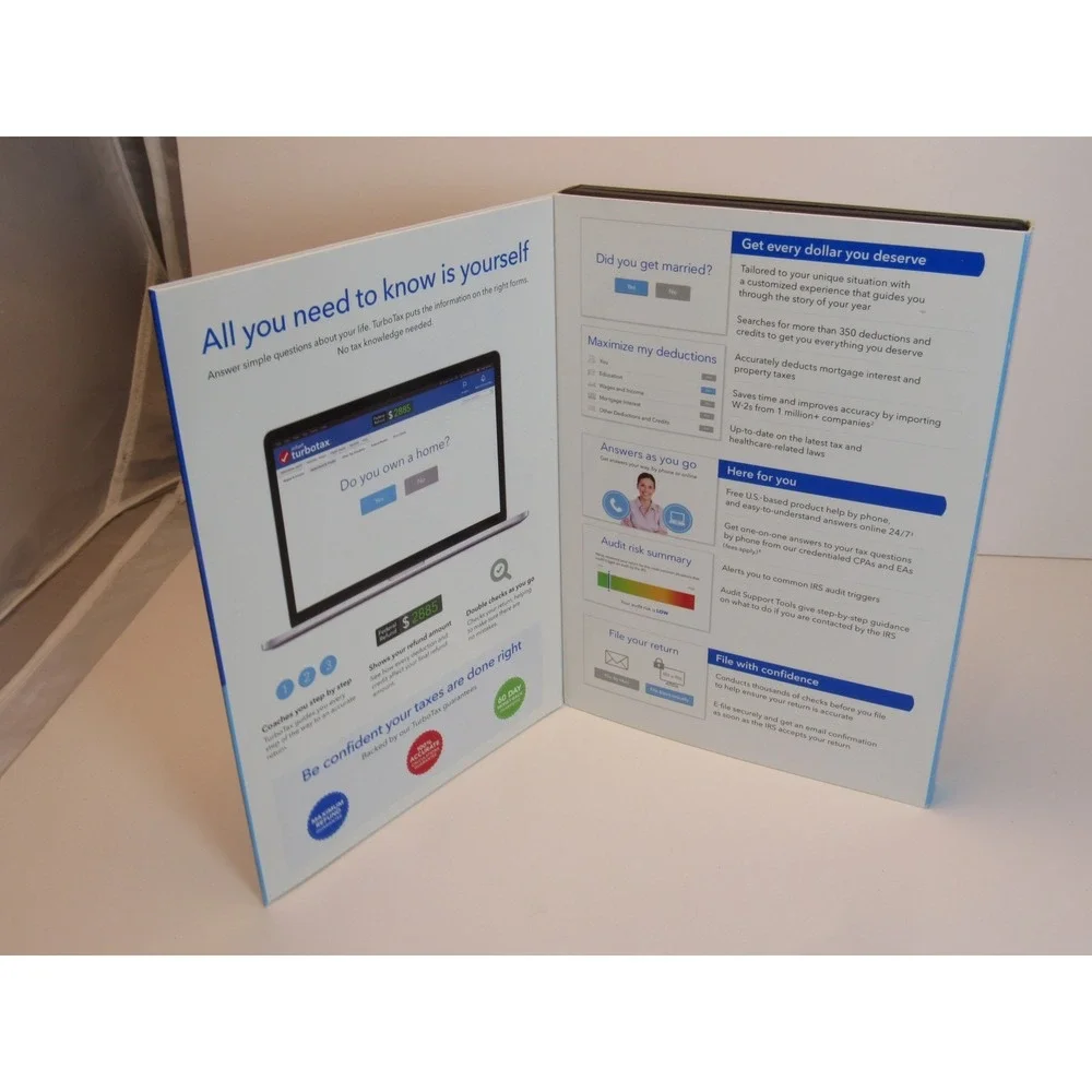 TurboTax Deluxe 2017 Federal & State Tax Software Windows Mac New Sealed Box